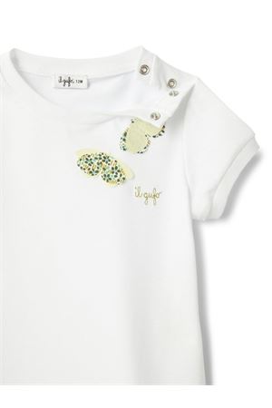 white cotton tshirt IL GUFO KIDS | P25TS471MF0010157